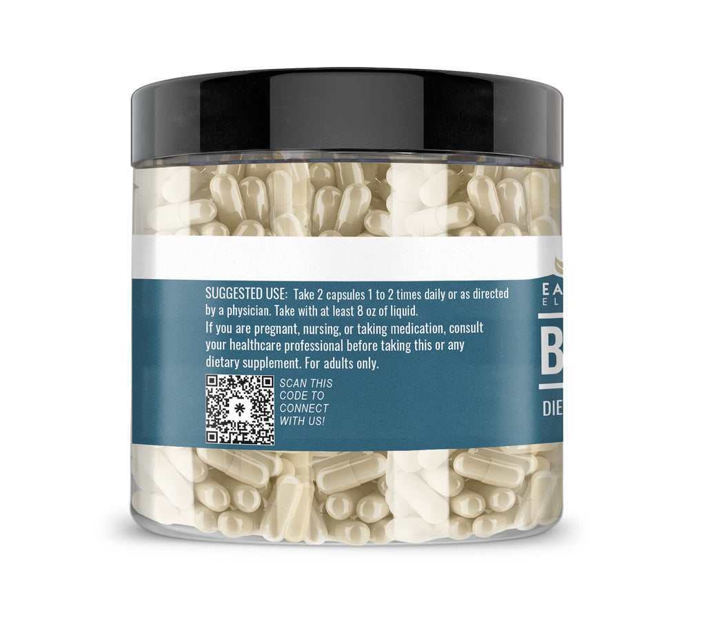 Earthborn Elements Beta Glucan 200 Capsules – Pure & Undiluted, No Additives