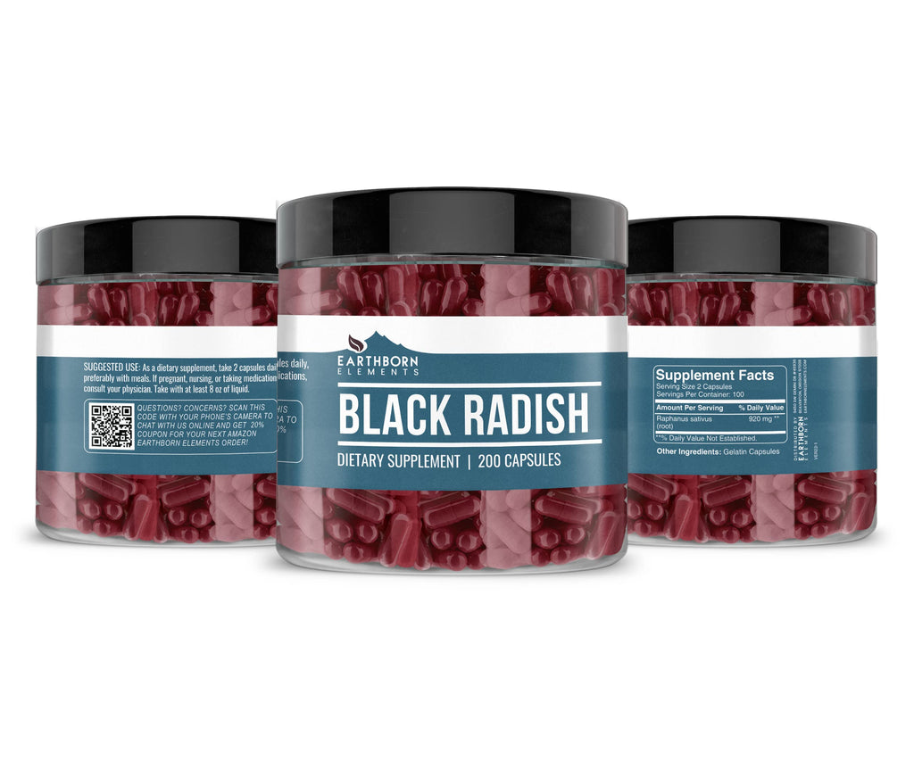 Earthborn Elements Black Radish Extract – Pure & Undiluted, No Additives