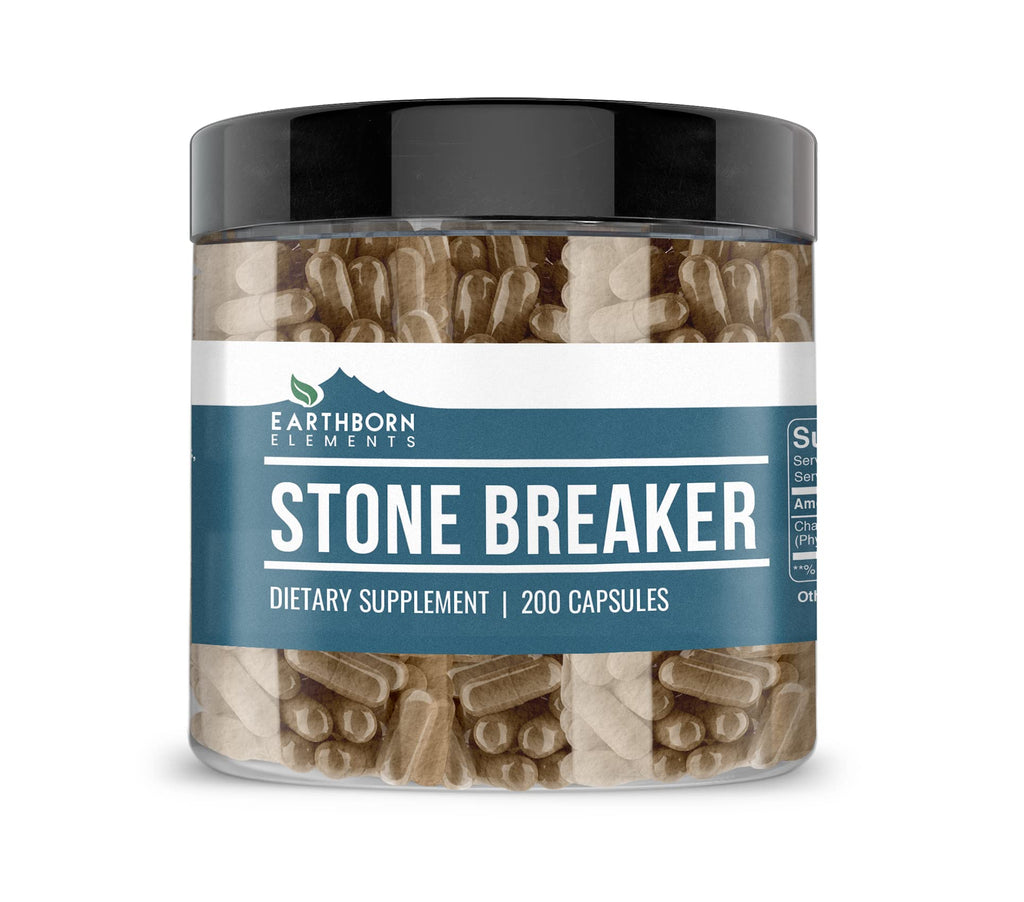 Earthborn Elements Chanca Piedra 200 Capsules – Pure Stone Breaker, No Additives
