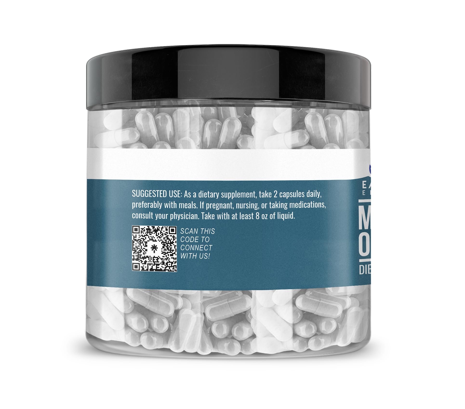 Earthborn Elements Magnesium Oxide – 400 Capsules (2-Pack), Pure & Undiluted, No Additives