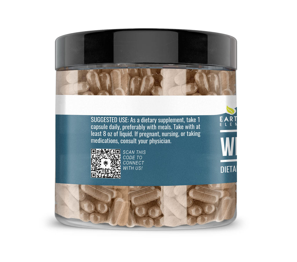Earthborn Elements White Peony Root 200 Capsules | Pure & Undiluted
