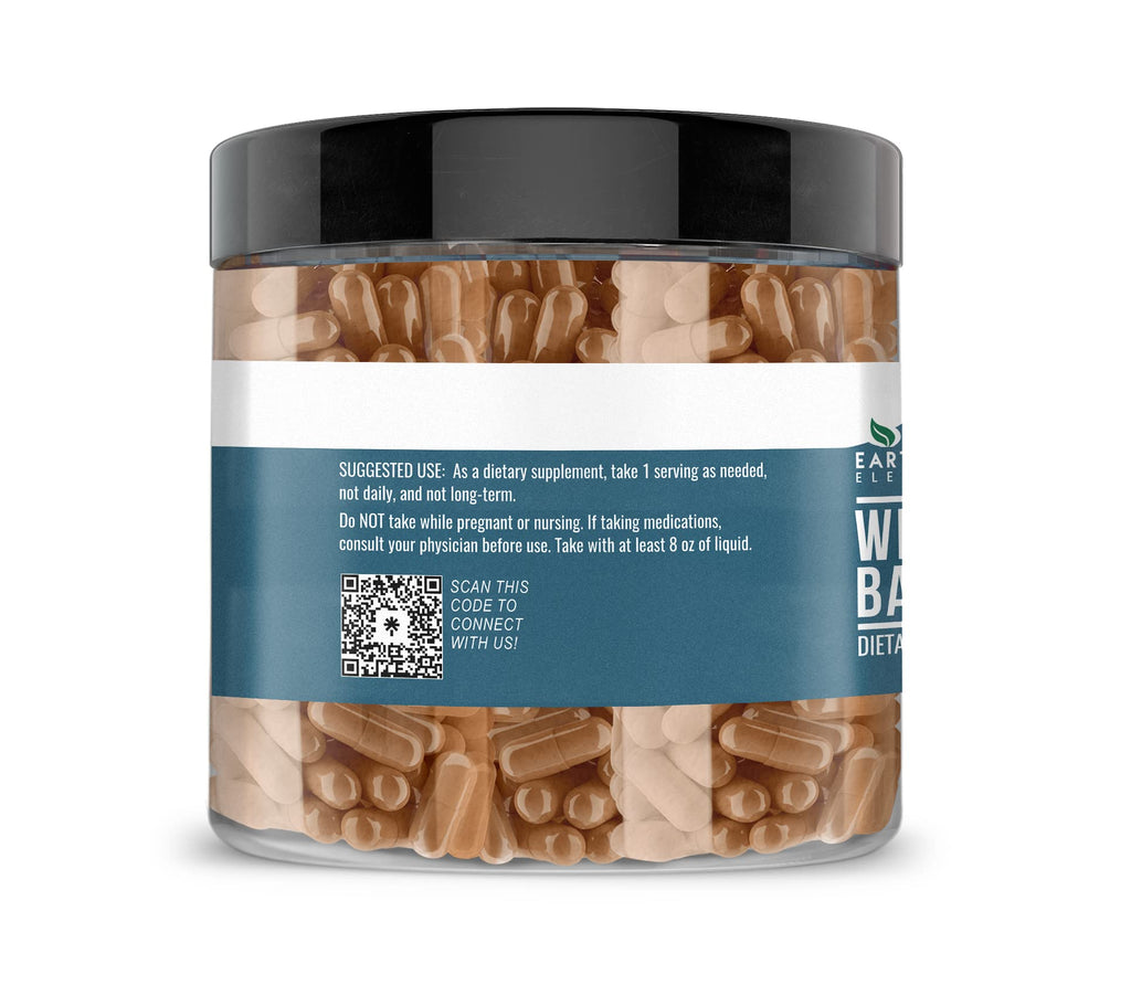 Earthborn Elements Wild Cherry Bark 200 Capsules - Pure & Undiluted
