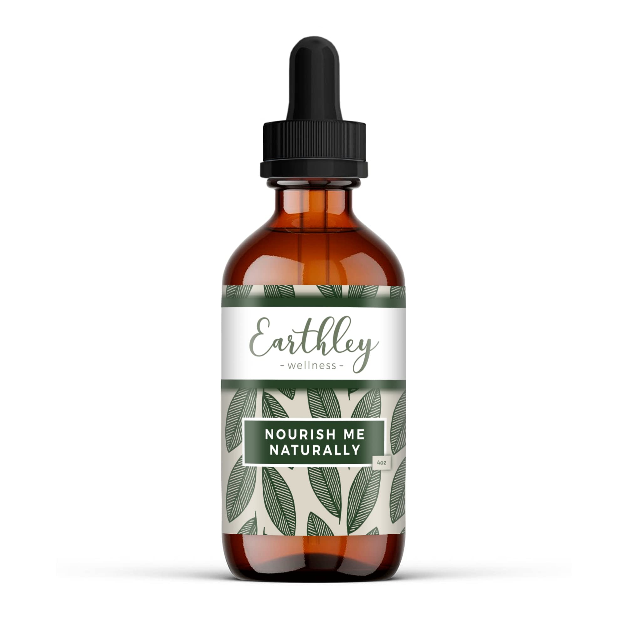 Earthley Wellness Nourish Me Naturally - Liquid Herbal Multivitamin for Whole Family Wellness | Bioavailable Plant-Based Nutrition
