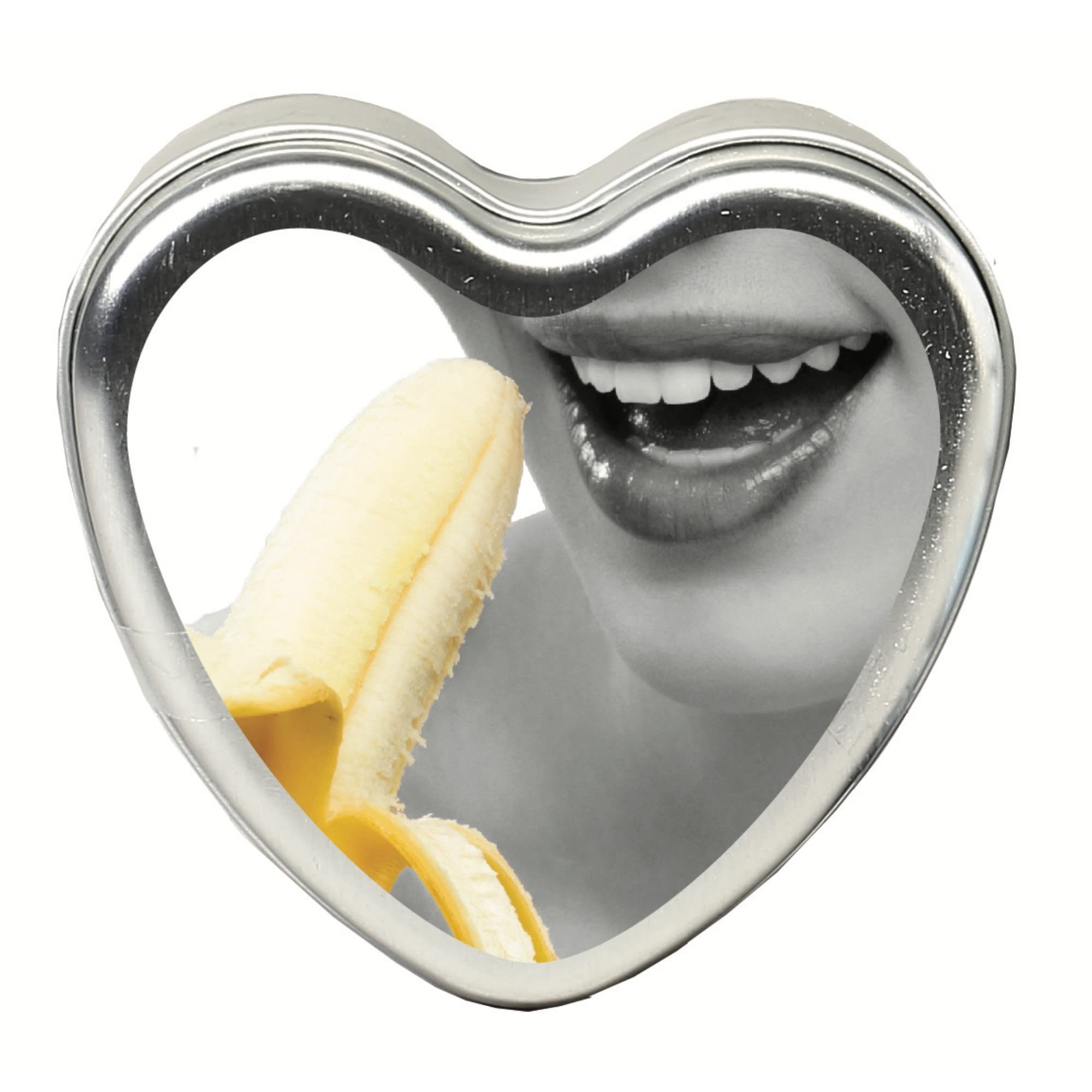 Earthly Body Edible Massage Candle Banana – 4 oz | 3-in-1 Massage Oil