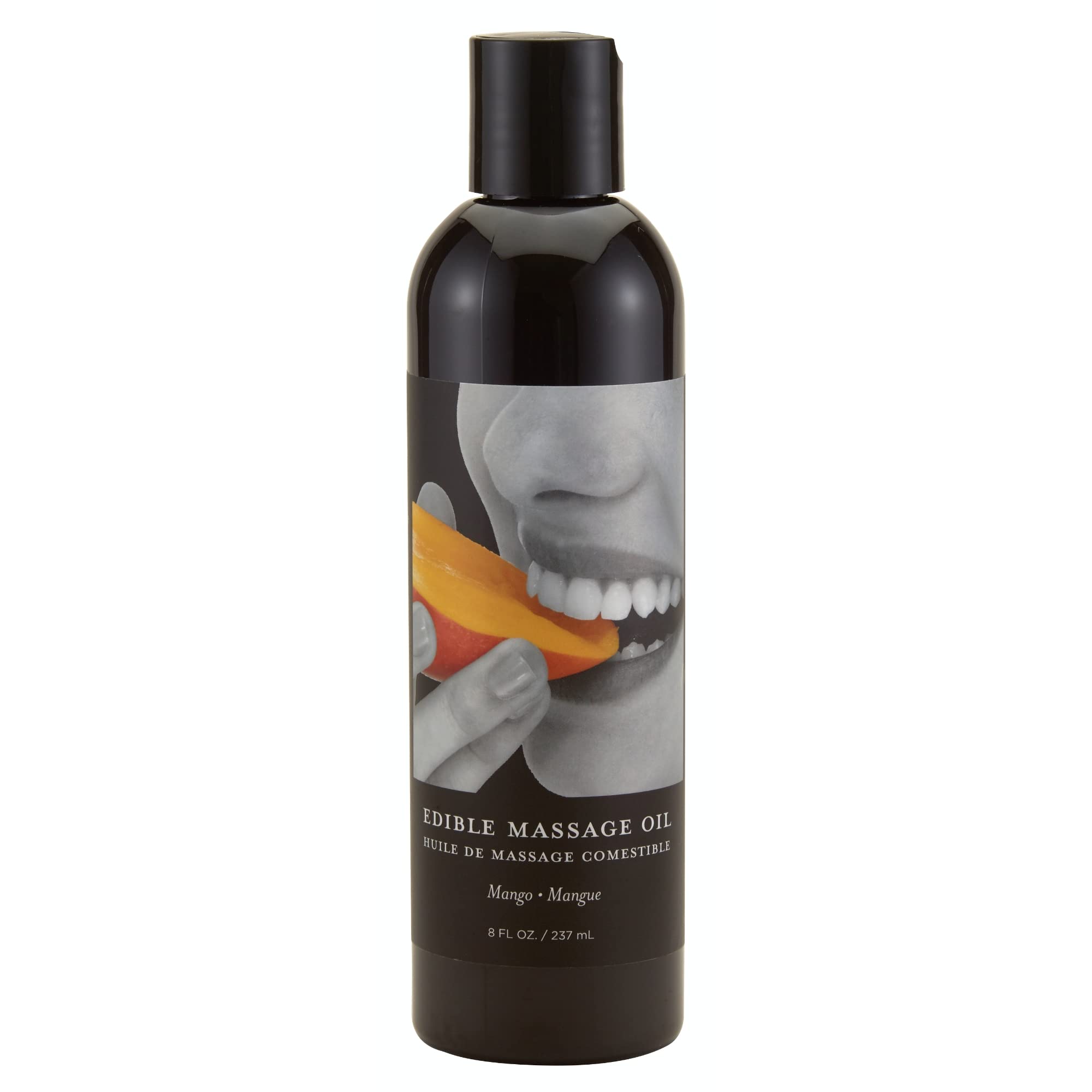 Earthly Body Edible Massage Oil Mango 8oz – Vegan & Cruelty-Free
