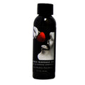 Earthly Body Edible Massage Oil - Strawberry, 2 fl oz | Vegan & Cruelty-Free