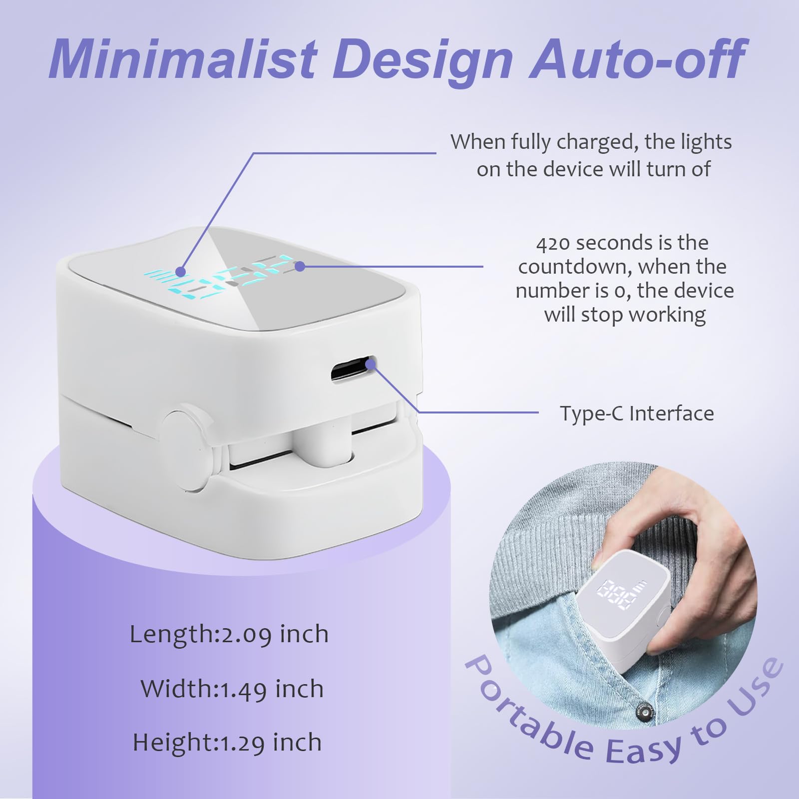 easheal Nail Fungus Laser Treatment – Home LED Nail Therapy for Thick Toenails