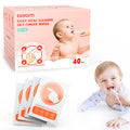 EASICUTI 40Pcs Baby Finger Toothbrush & Dry Wipes – Newborn Oral Care (0-36 Months)