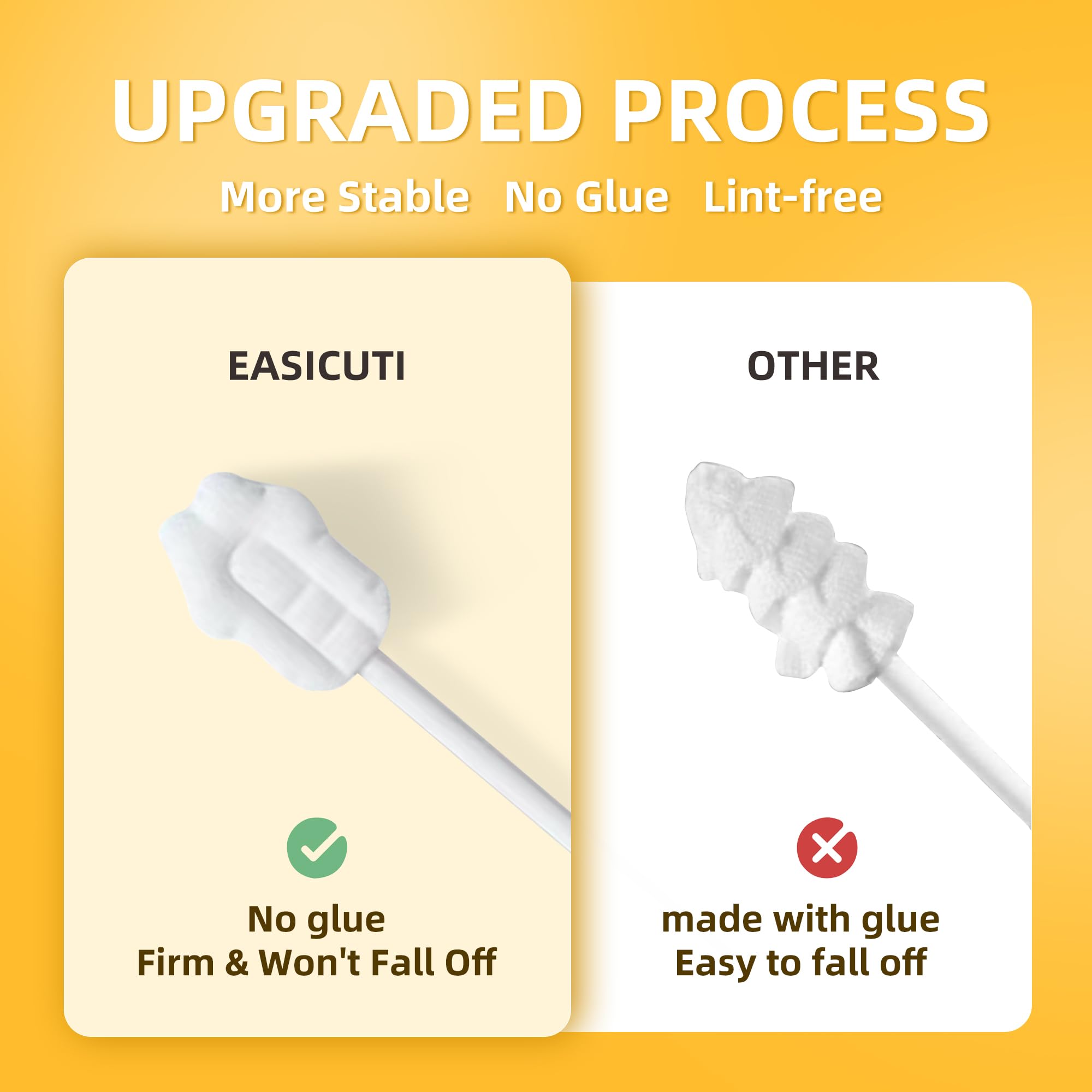 EASICUTI Upgrade Baby Tongue Cleaner – 52Pcs Newborn Toothbrush Set for 0-36M+