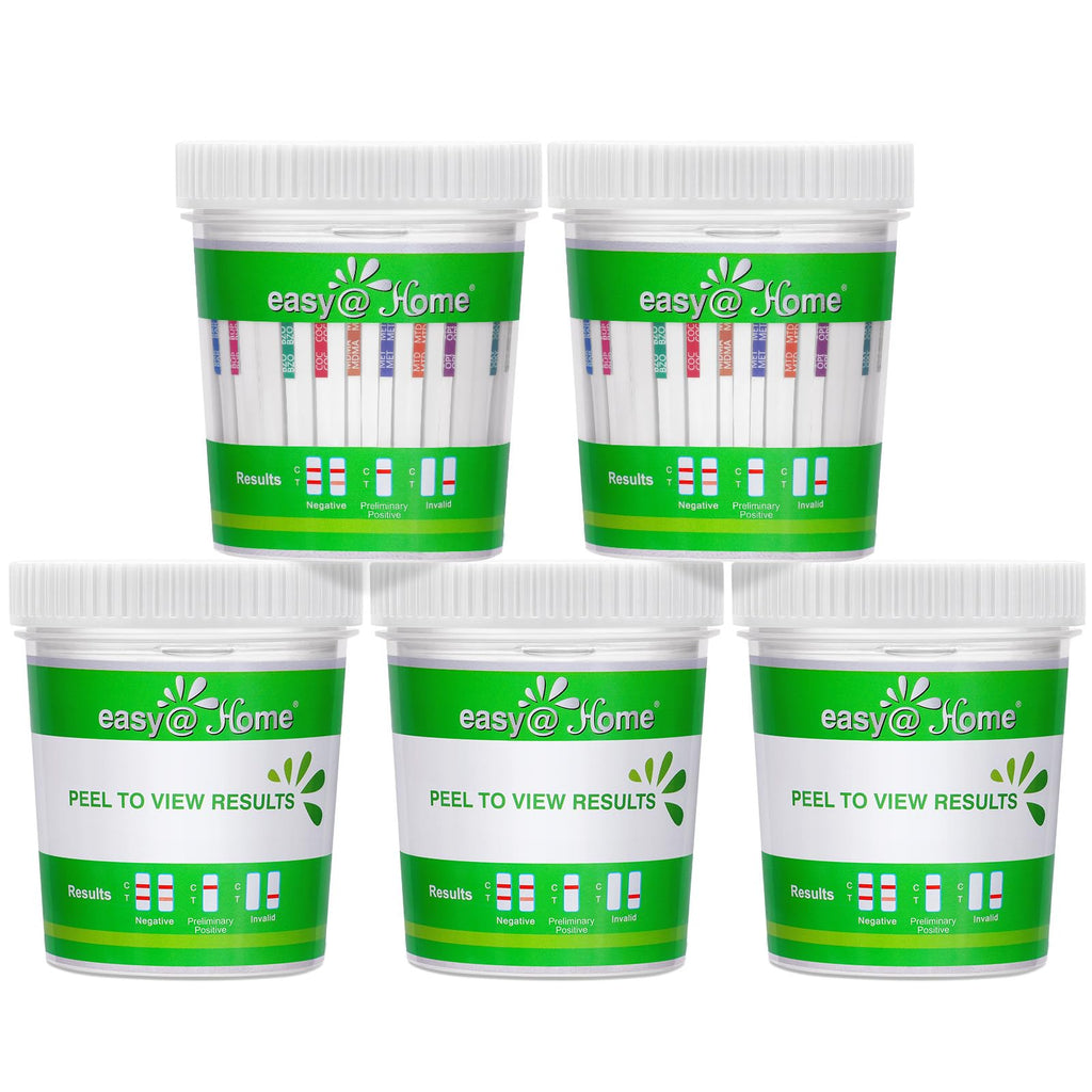 Easy@Home 14-Panel Drug Test Cup – 5 Pack #ECDOA-1144A3