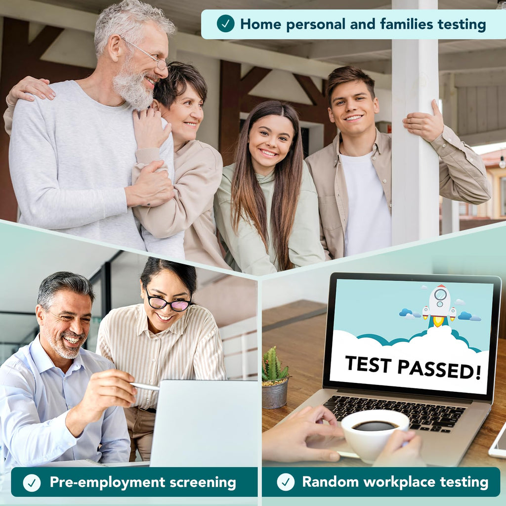 Easy@Home Marijuana Urine Drug Test Kit 15-Pack – THC Home Testing with 50 ng/mL Cutoff (#EDTH-114)