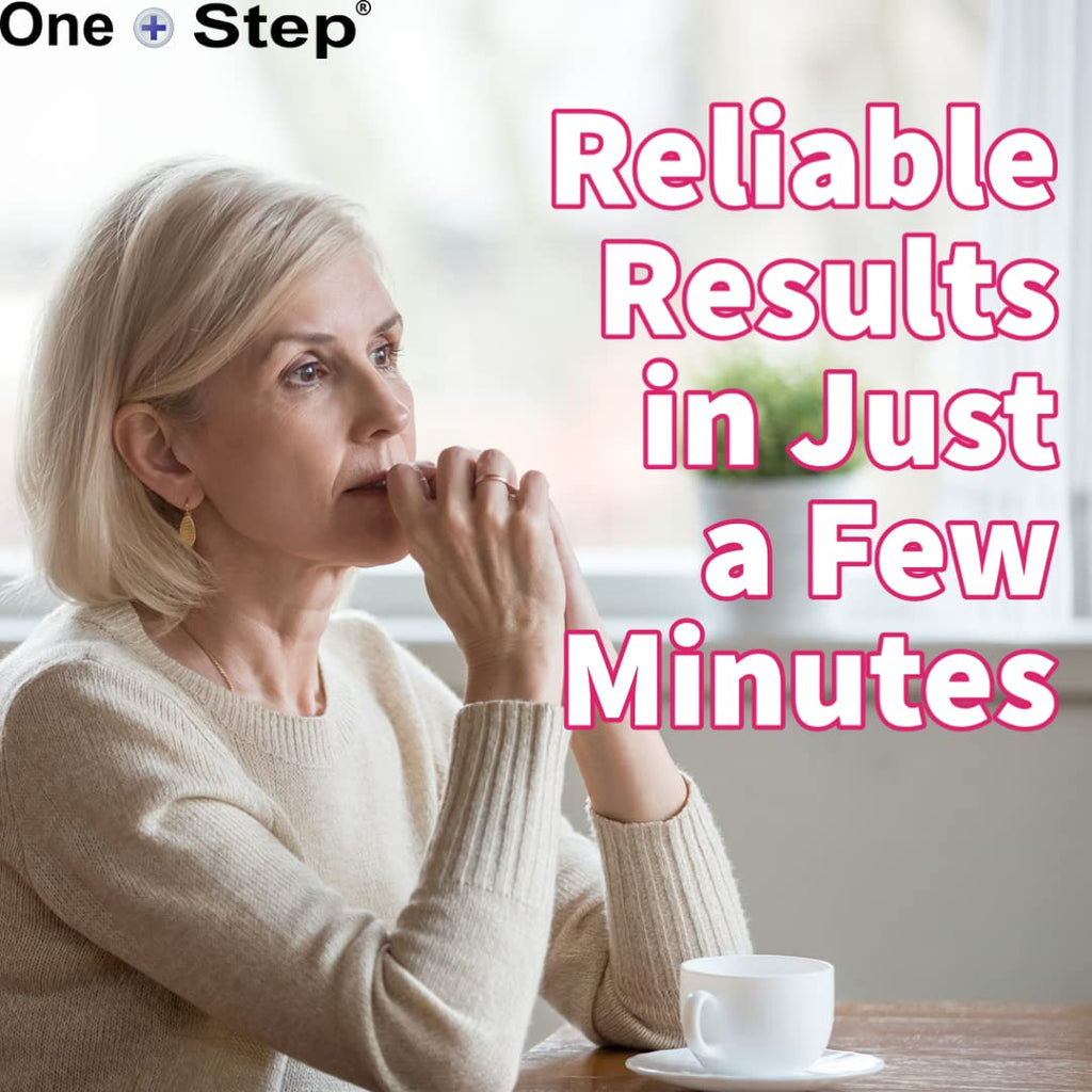 One Step Female FSH Test Strips – 5 Test Pack for Perimenopause & Menopause | Home Urine Test
