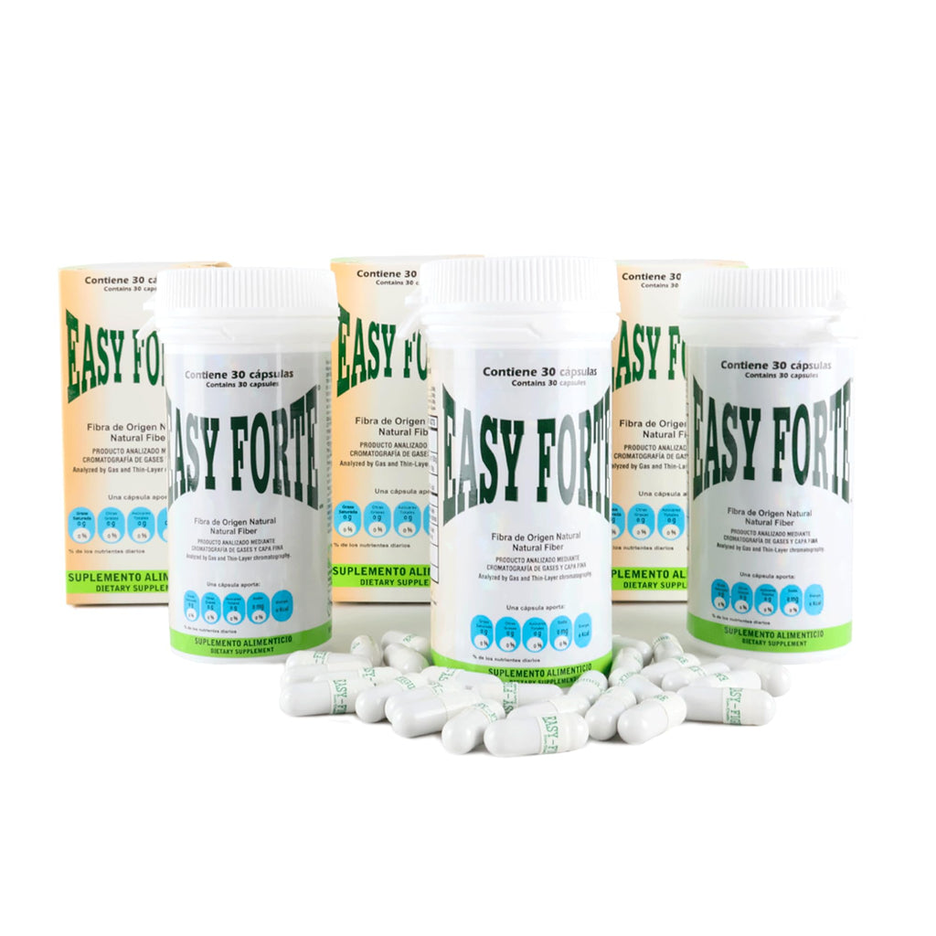 Easy Forte by Easy Figure | 3-Pack Natural Fiber Capsules for Digestive Comfort | 90 Count
