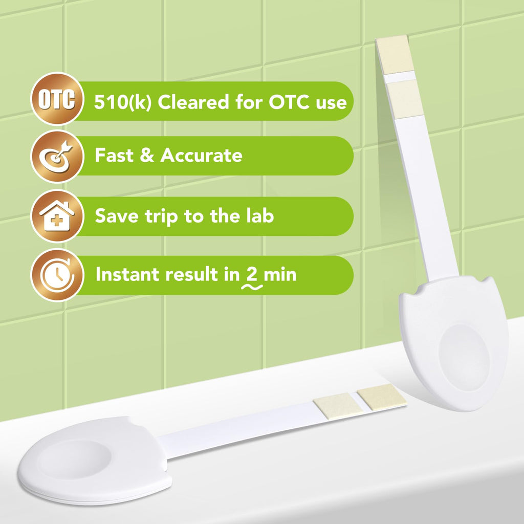 Easy@Home UTI Test Strips for Women – At-Home OTC Kit (Leukocytes & Nitrite)