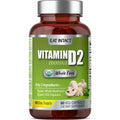 EAT INTACT Vegan Vitamin D 2000 IU | Organic Whole Mushroom, Two-Ingredient