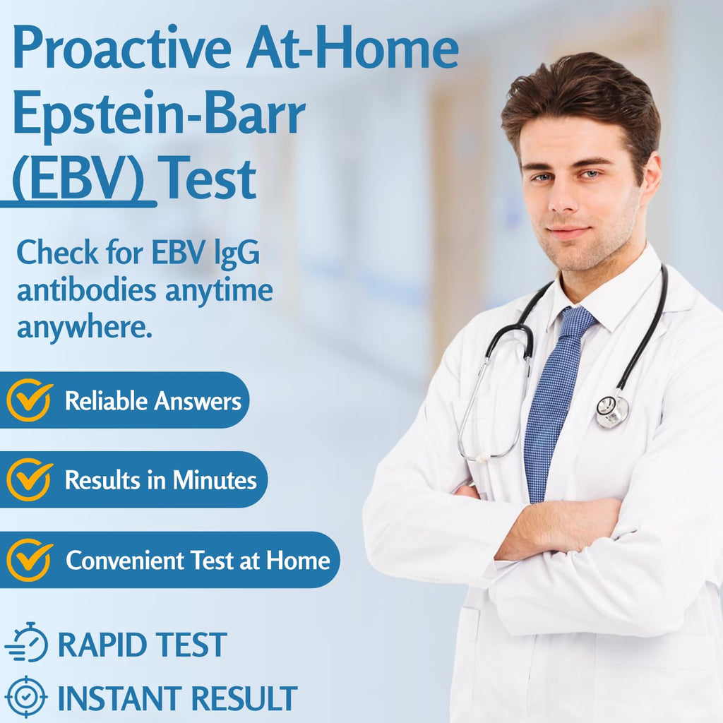 Epstein-Barr (EBV) At-Home Test Kit — No Lab Visit | IgG to VCA & EBNA | Finger-Prick