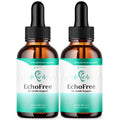 Echo Free Drops 2 Pack - Ear Health Support, Plant-Based, All-Natural (60 Servings)