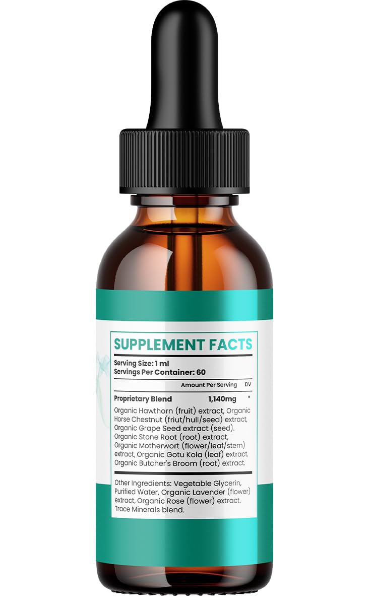 Echo Free Drops – EchoFree Pro 24 Ear Support & Liquid Drops (1 Month, 1 Pack)