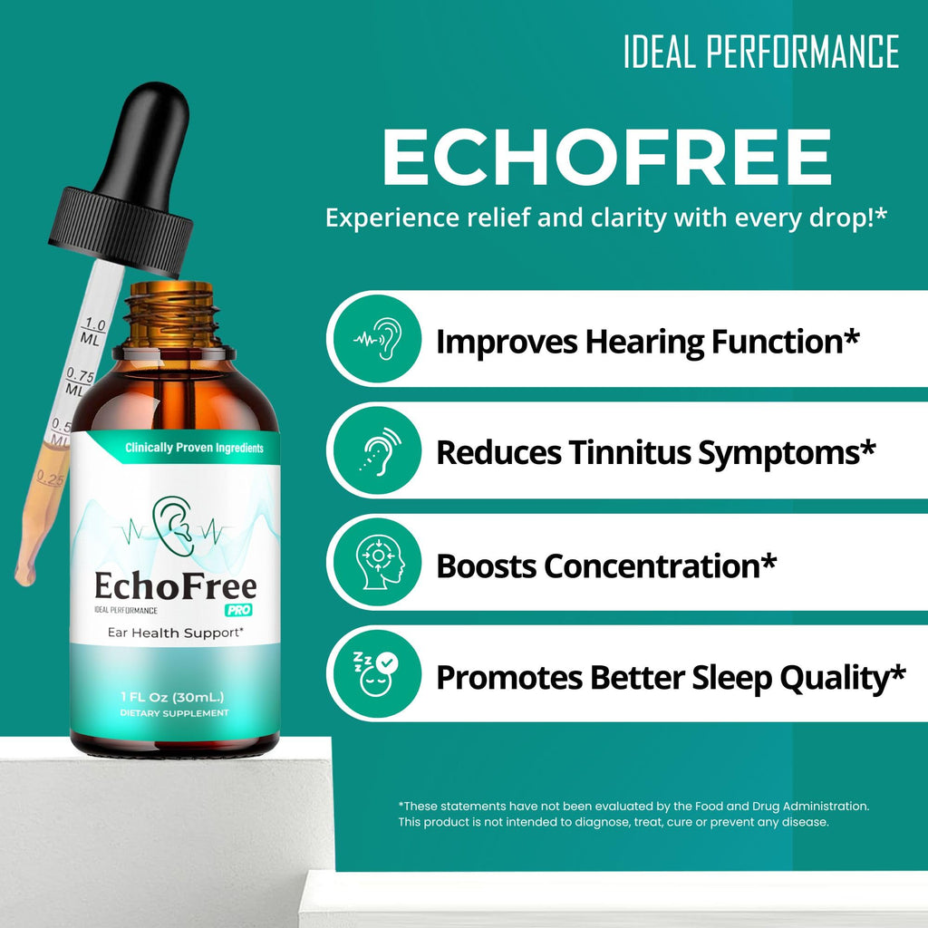Echo Free Tinnitus Drops | Tinnitus Relief & Ear Health