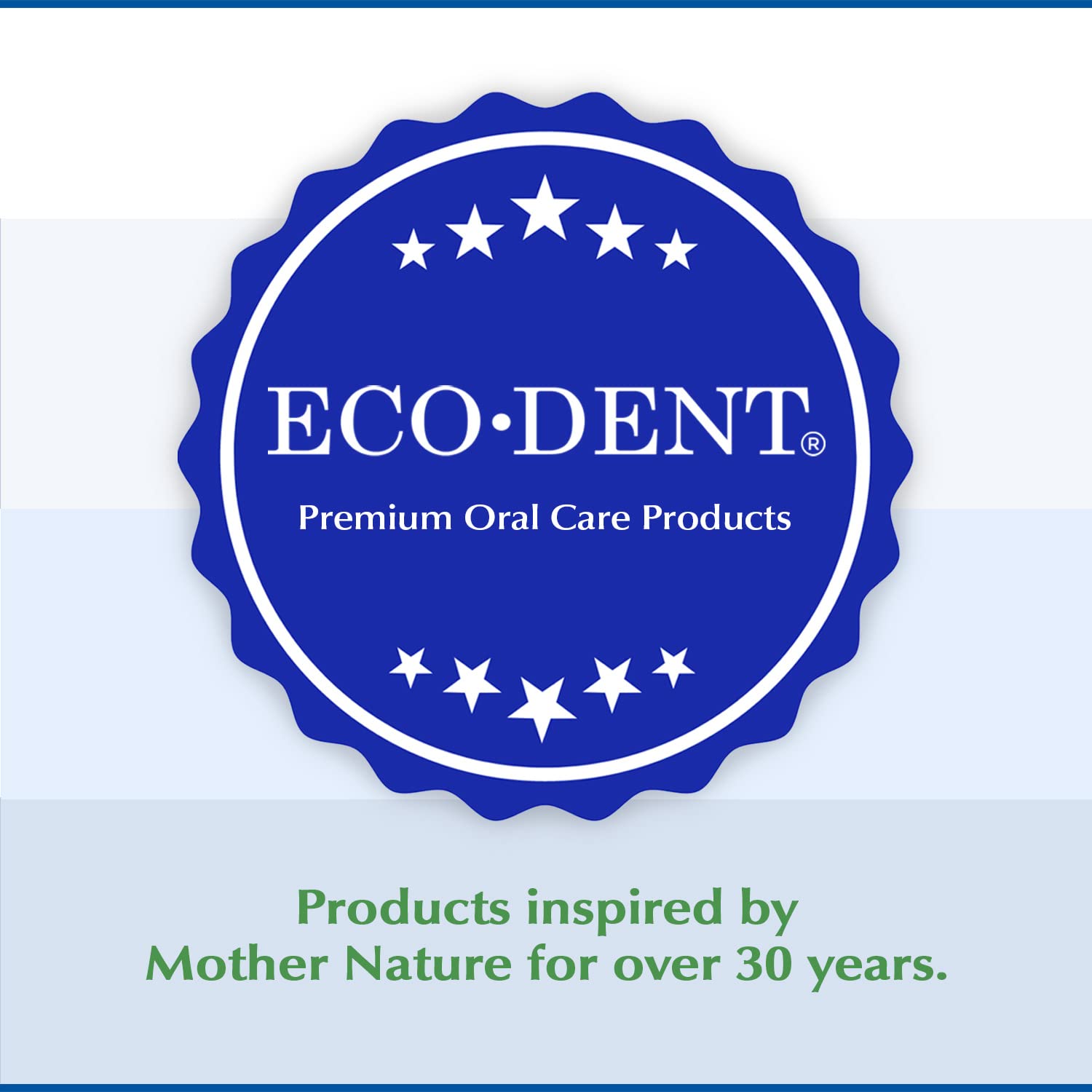 Eco-Dent Alcohol-Free Mint Mouthwash | Baking Soda, CoQ10, 8 oz (Pack of 2)