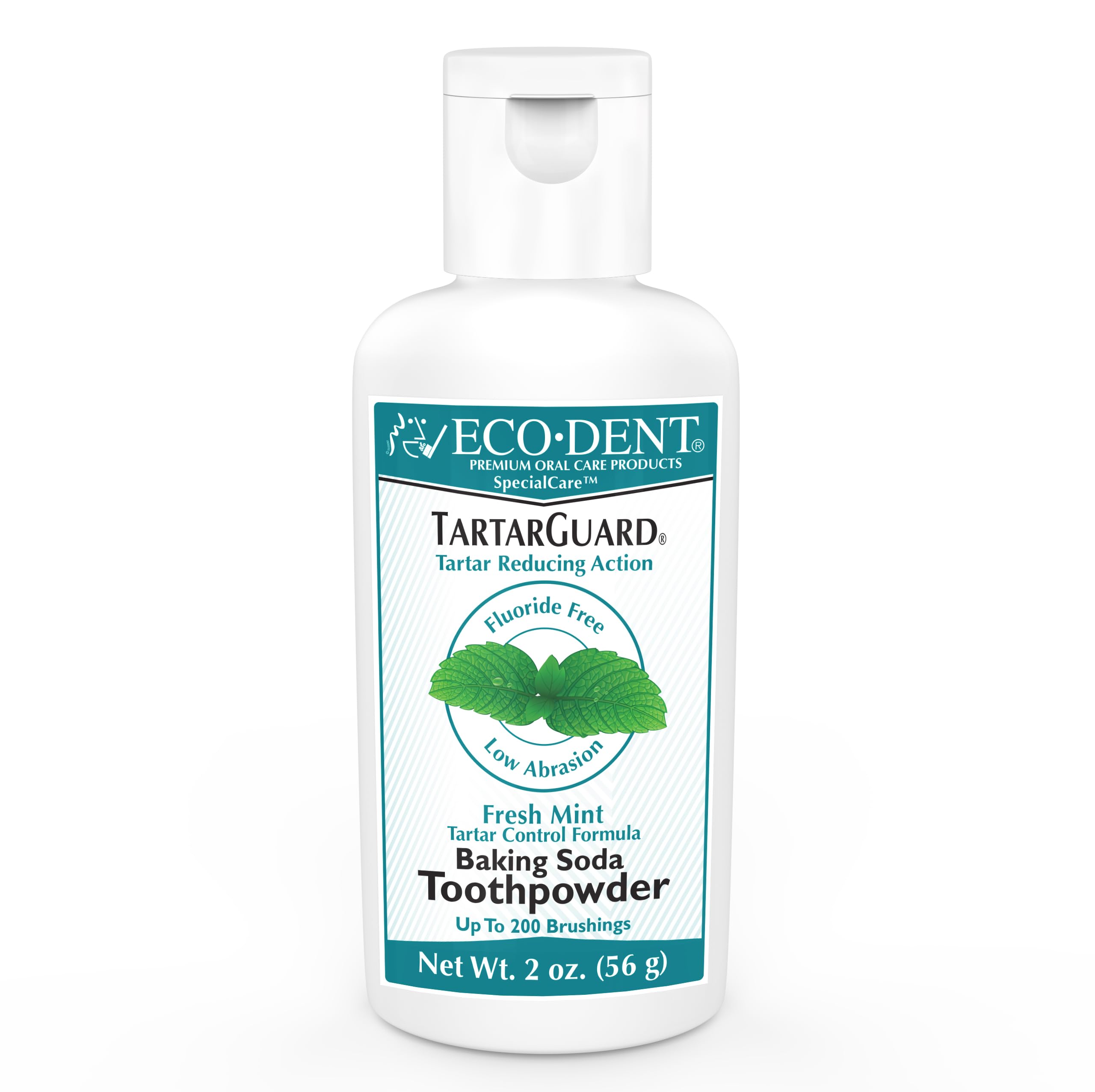Eco-Dent TartarGuard Toothpowder with DailyRinse – Enzyme Cleaning, SLS-Free, Fluoride-Free