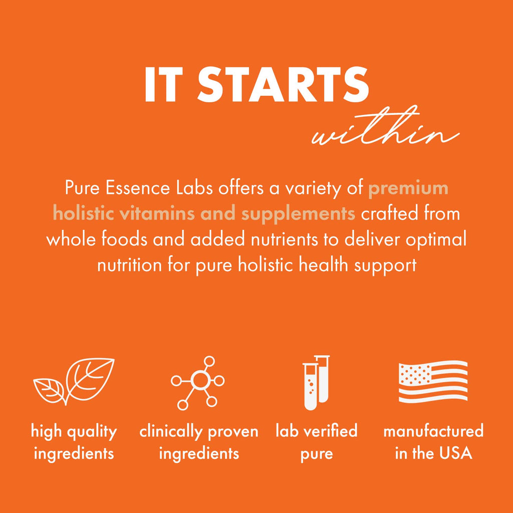 Pure Essence Candex Supplement – Digestive Enzymes for Yeast Balance, 120 Capsules