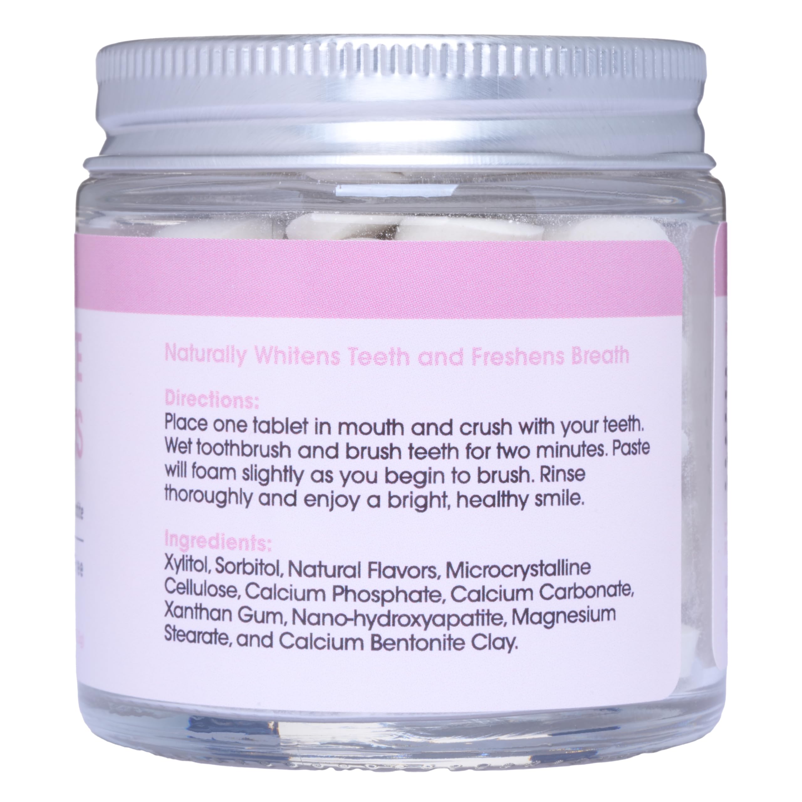 EcoFam Toothpaste Tablets Bubblegum for Kids – Nano Hydroxyapatite, Fluoride Free, 90 Tabs