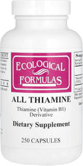 Ecological Formulas Allithiamine Vitamin B1 Capsule, 50 mg, 250 Count
