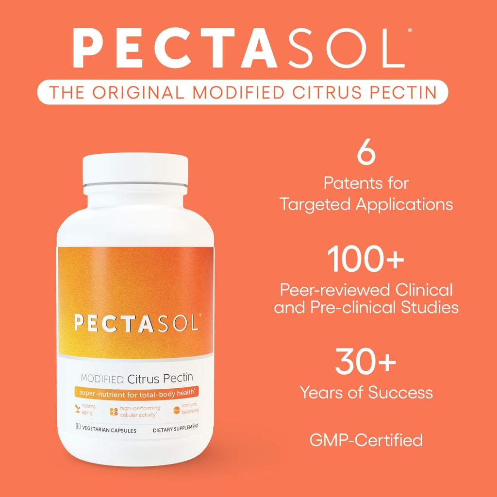 EcoNugenics PectaSol Modified Citrus Pectin – 454g Powder – Total-Body Health, Immune Support & Galectin-3 Maintenance