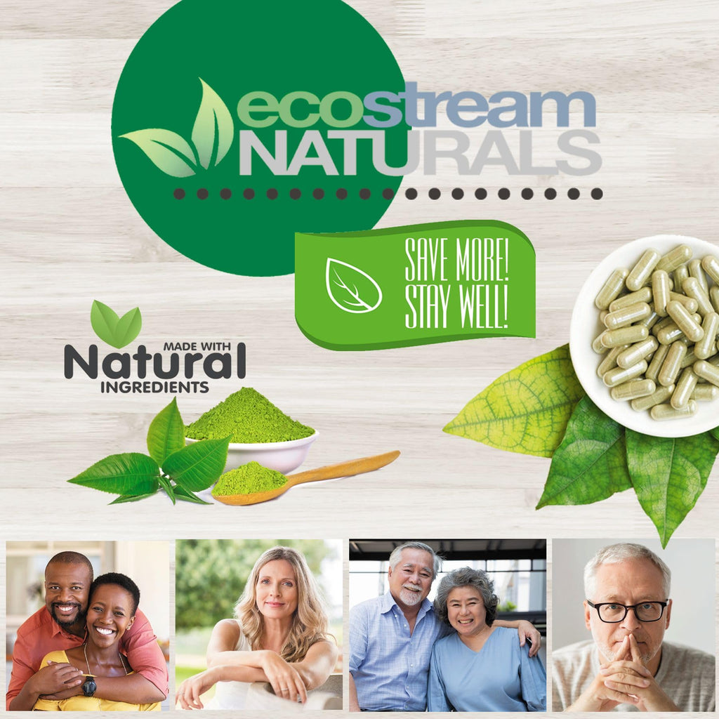 EcoStream Naturals Night-Time PM - 2-Pack (Over 2,300 mg per Pack) | Magnesium, Ashwagandha, Valerian & Passion Flower