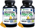 Ecostream Naturals Wild-Caught Omega-3 2,900 mg – Pack of 2 with DPA/EPA/DHA (Enteric-Coated, No Fishy Taste)