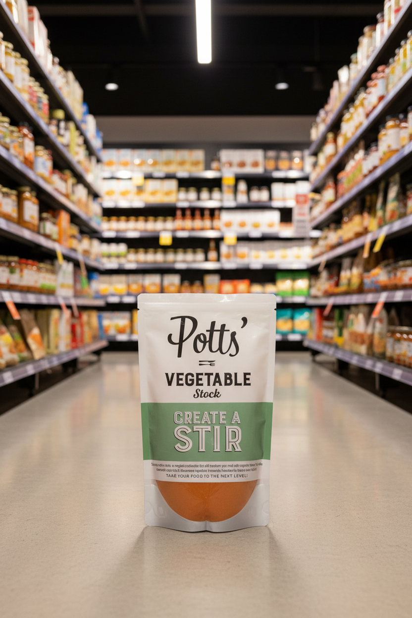 Potts Vegetable Stock - 400g