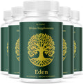 (5 Pack) Eden Capsules | All Natural Daily Wellness Support - 300 Capsules