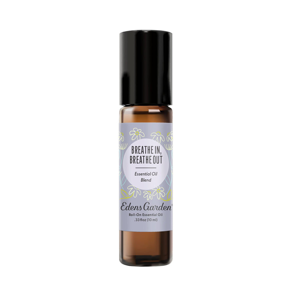 Edens Garden Breathe In, Breathe Out Essential Oil Roll-On – 10 ml, 100% Pure, Premium Grade, Kid & Skin Safe