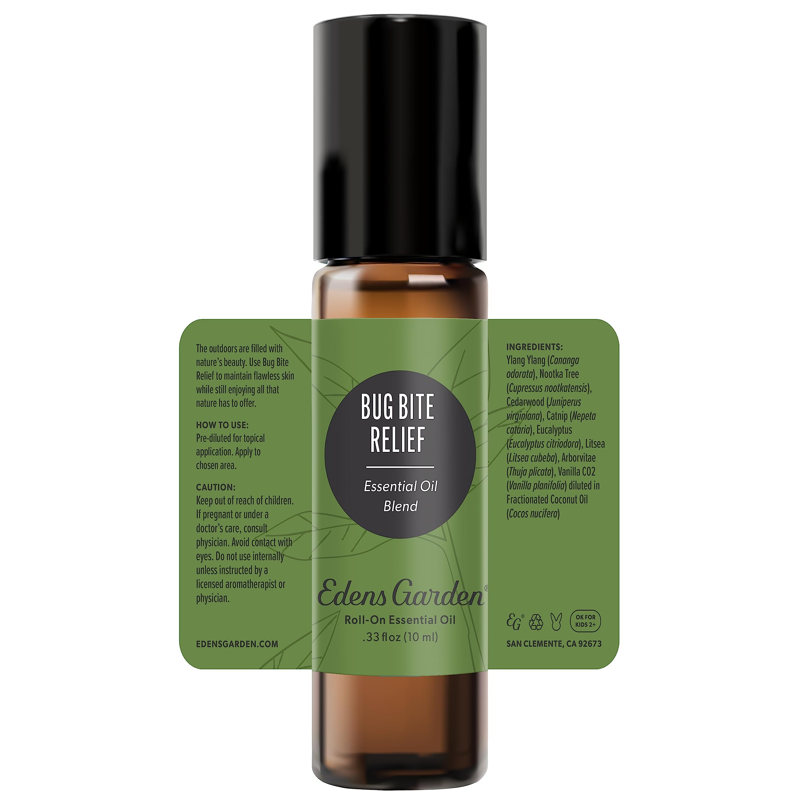 Edens Garden Bug Bite Relief Essential Oil Roll-On Blend – 10 ml, 100% Pure Premium Grade