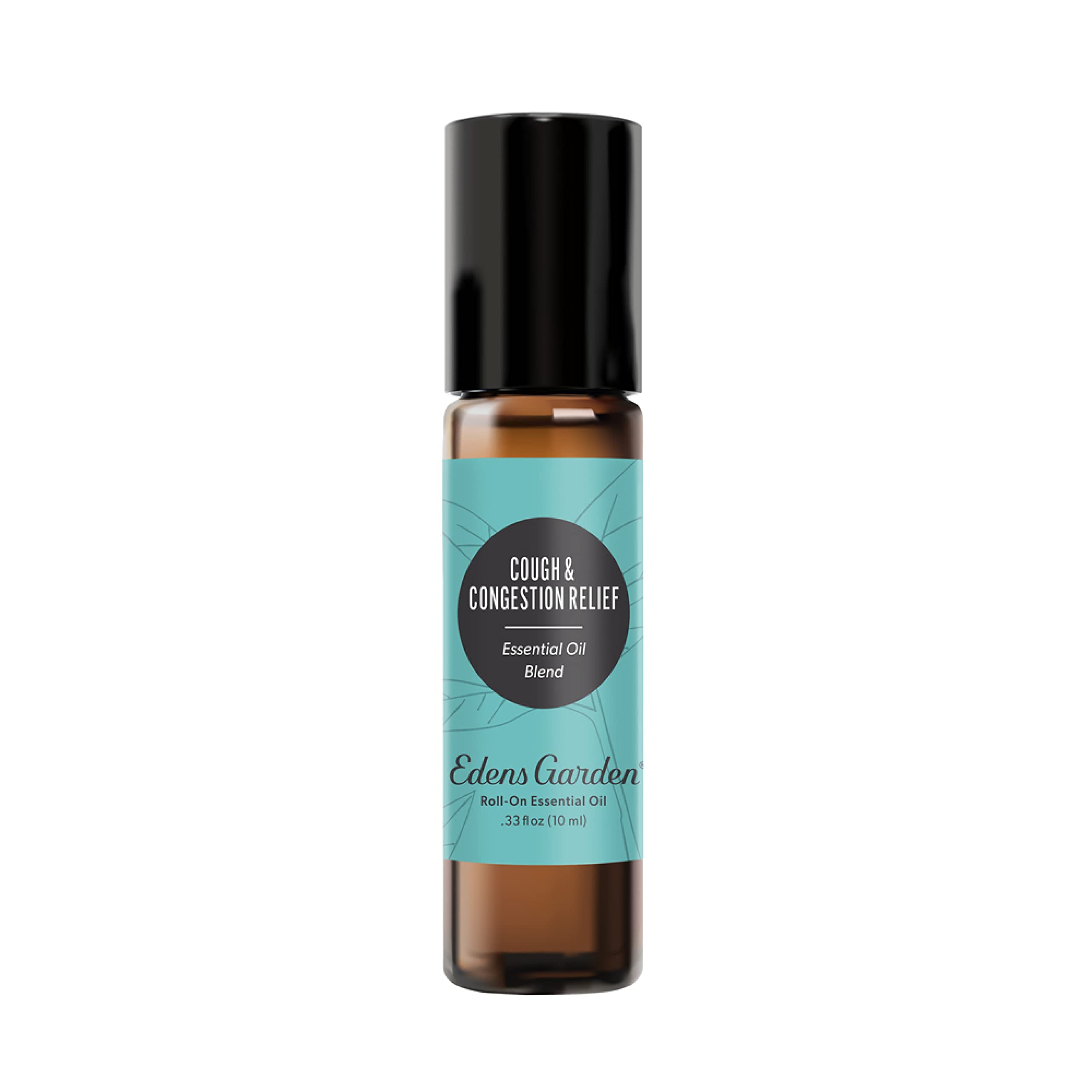 Edens Garden Cough & Congestion Relief Essential Oil Blend – 100% Pure & Natural, 10 ml Roll-On