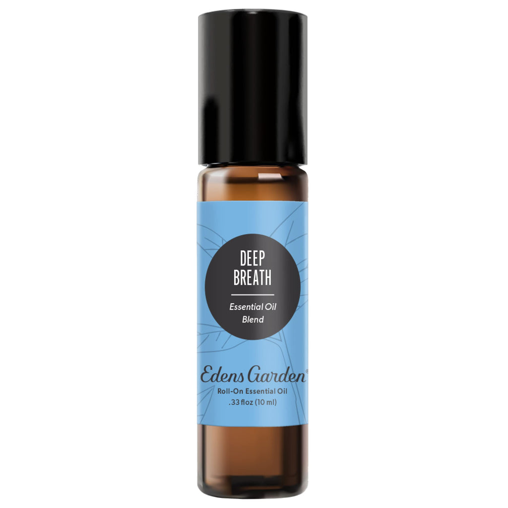 Edens Garden Deep Breath Roll-On – 100% Pure Essential Oil, Kid Safe, 10 ml