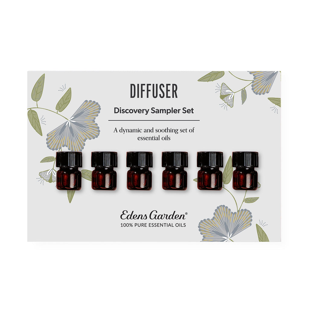 Edens Garden Diffuser Discovery 6 Set – 0.92 ml x 6 Pack, Therapeutic Grade