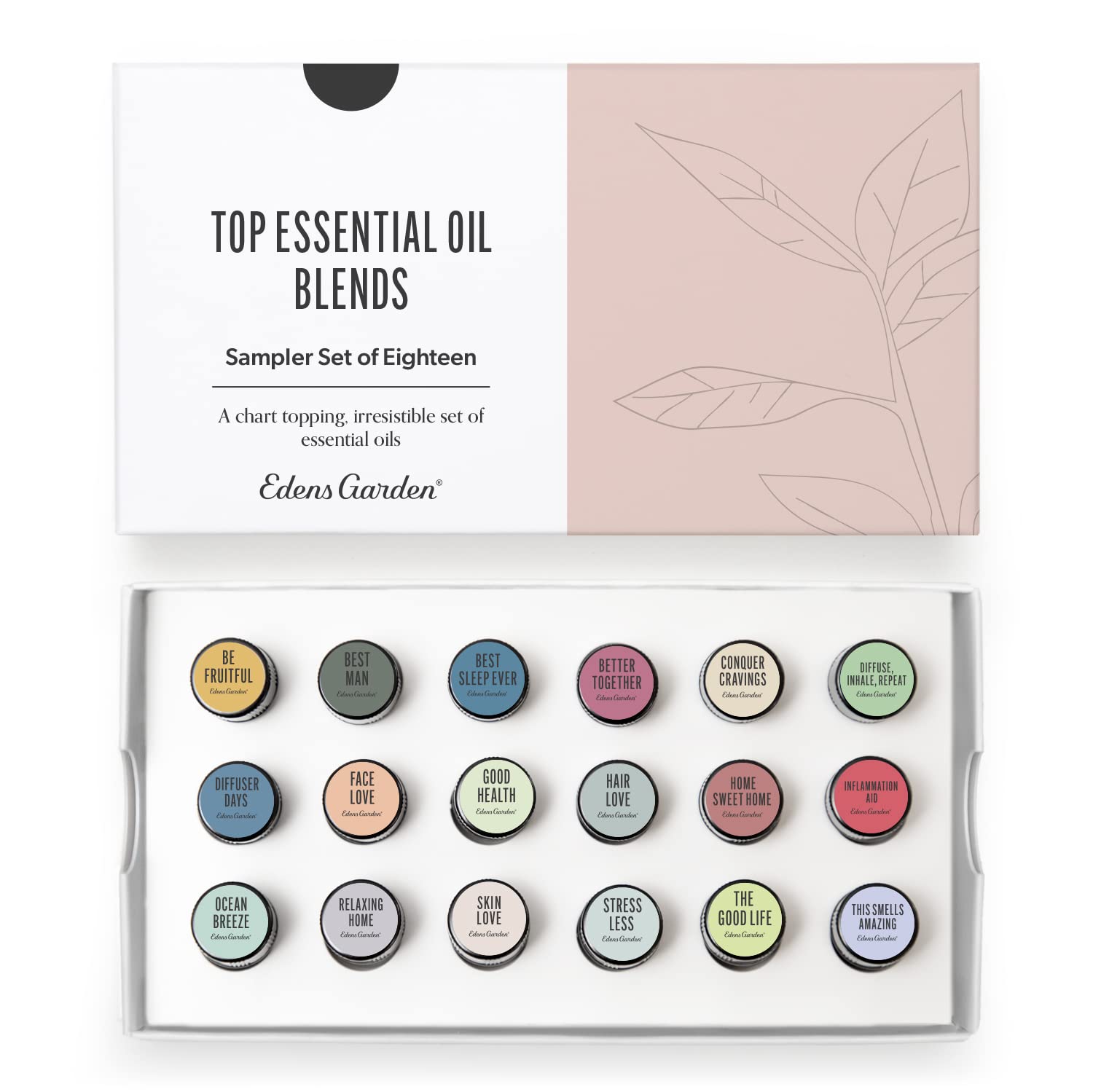 Edens Garden 18-Pack Essential Oil Blends Sampler – Pure Therapeutic Grade
