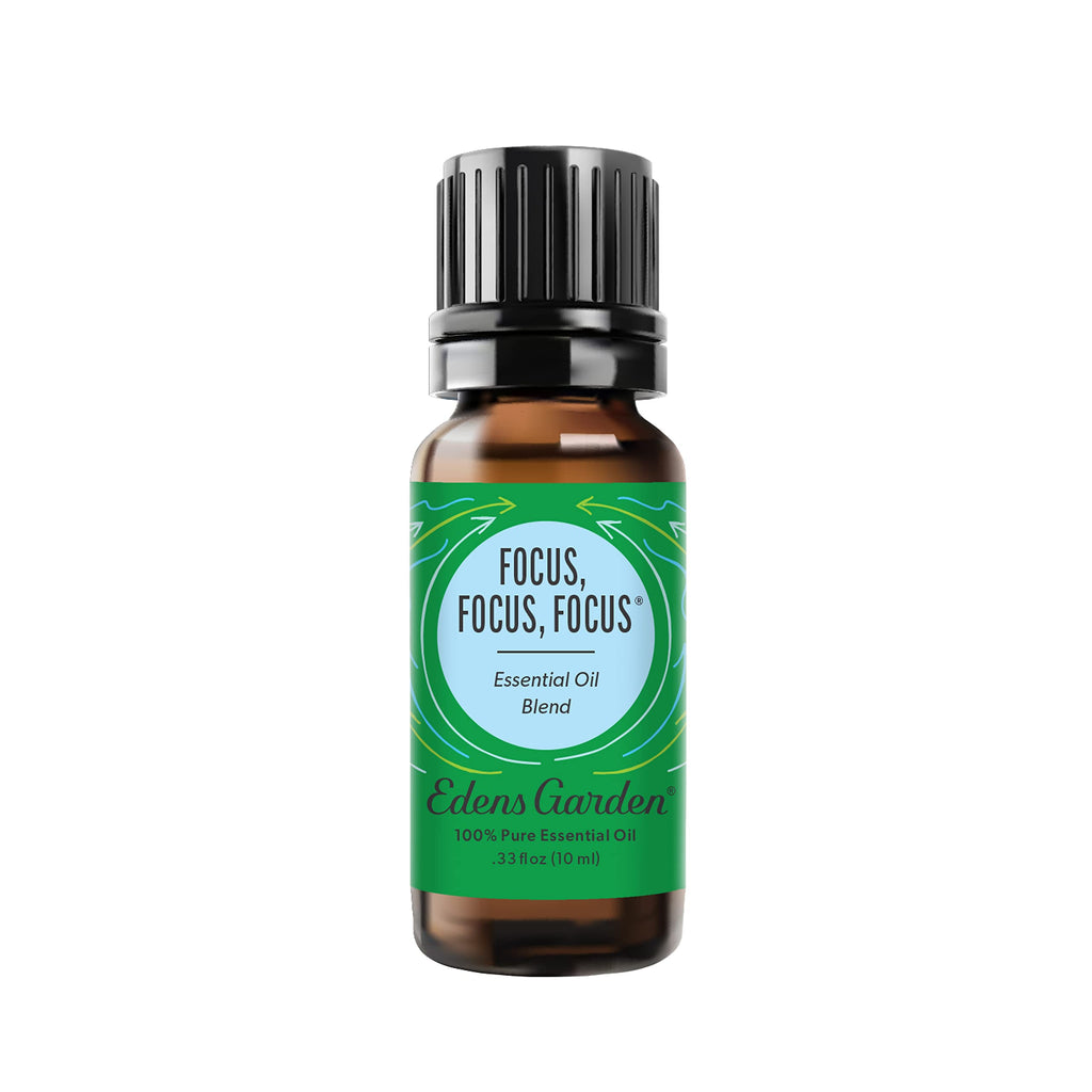 Edens Garden Focus Essential Oil Blend – 100% Pure, Premium Grade, 10 ml | Aromatherapy