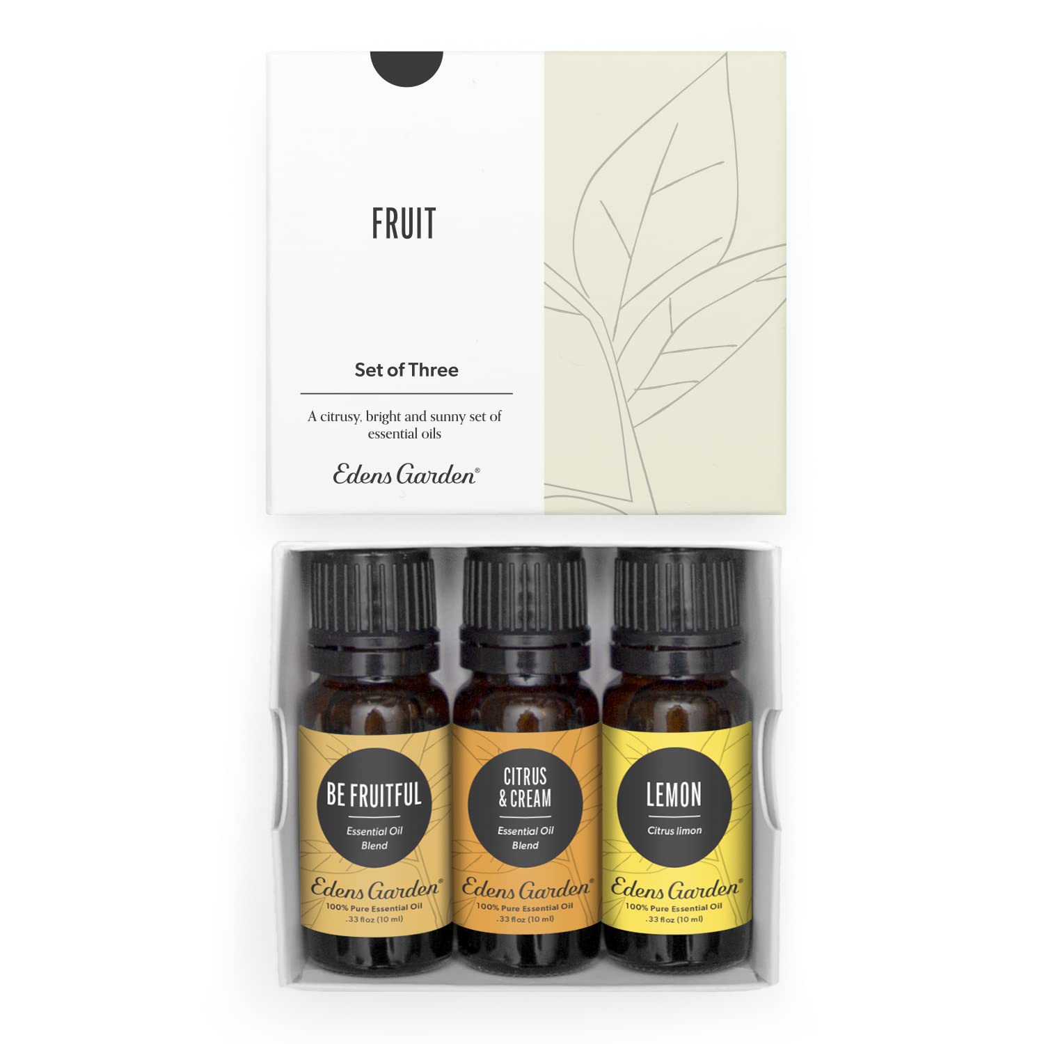 Edens Garden Fruit Essential Oils 3 Set – 100% Pure Therapeutic Grade