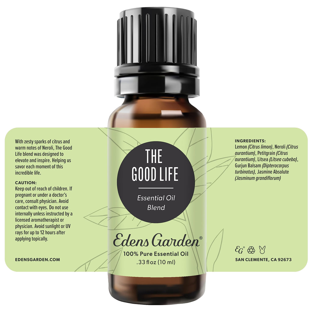 Edens Garden The Good Life Essential Oil Blend – 100% Pure Premium Grade, 10 ml