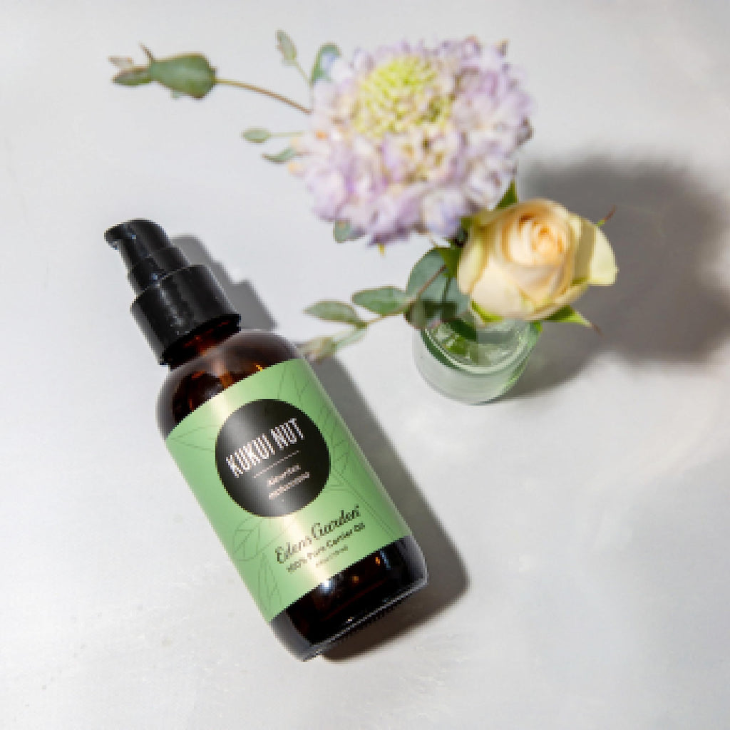 Kukui Nut Carrier Oil - Edens Garden | 100% Pure, Cold-Pressed, Hexane Free (118 ml)