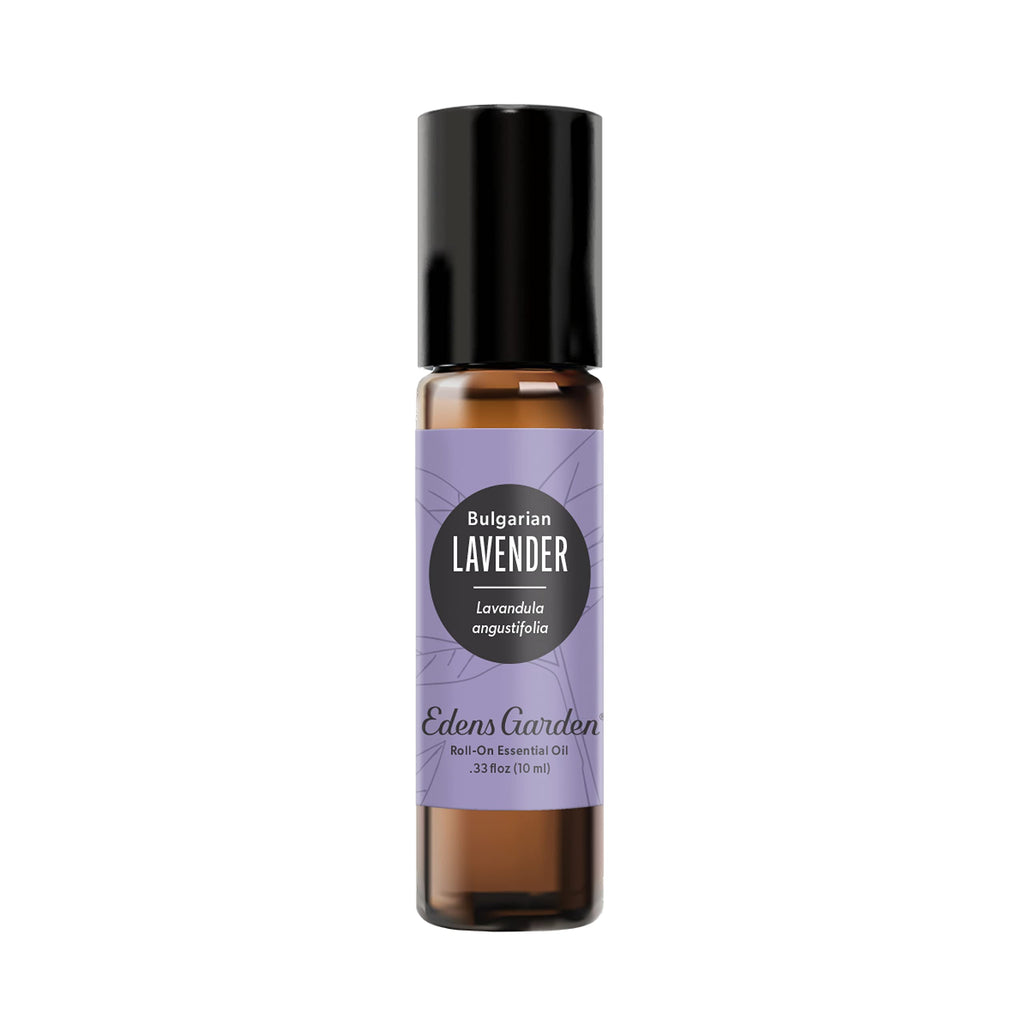 Edens Garden Lavender Bulgarian Essential Oil Roll-On – 100% Pure, Pre-Diluted 10 ml