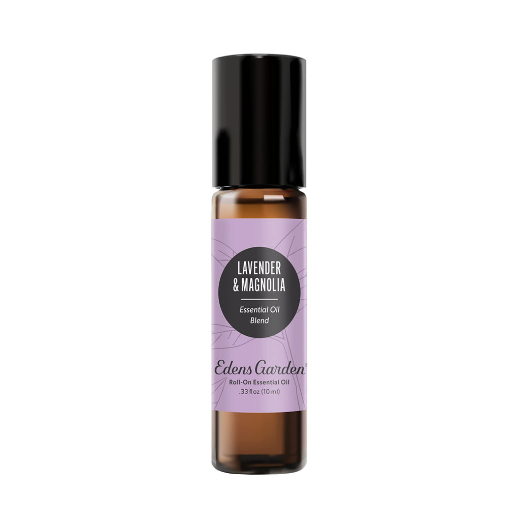 Edens Garden Lavender Magnolia Essential Oil Roll-On Blend – 100% Pure Premium Grade, Kid & Skin Safe, Aromatherapy, Gift-Ready 10 ml