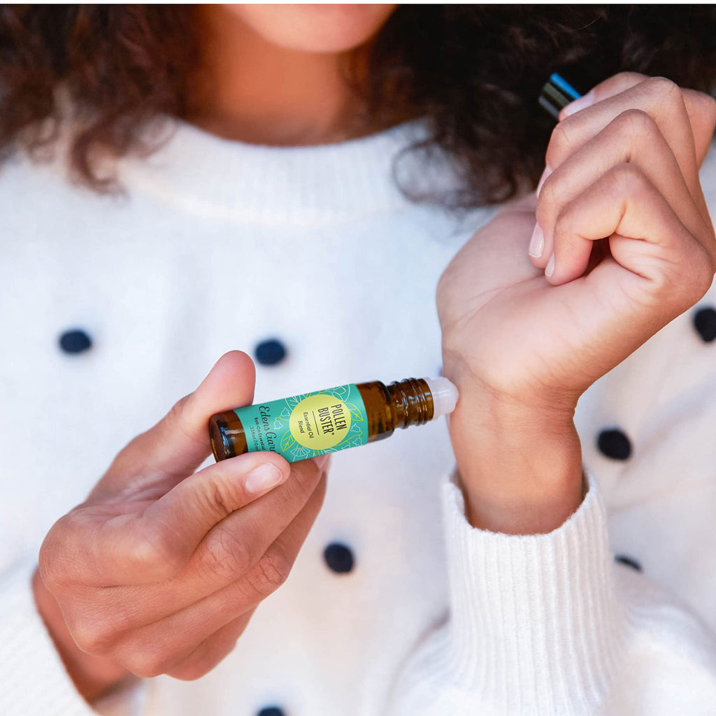 Edens Garden Pollen Buster Essential Oil Roll-On – 10 ml, Pure & Kid Safe