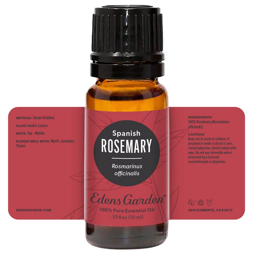 Edens Garden Rosemary - Spanish Essential Oil, 10 ml | 100% Pure Premium Grade