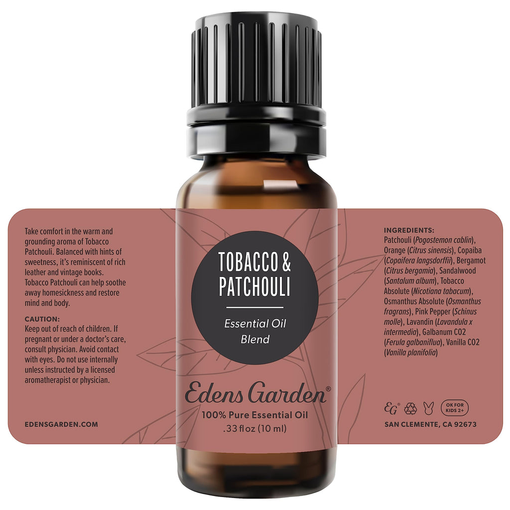 Edens Garden Tobacco Patchouli Essential Oil Blend - 10 ml | 100% Pure, Premium Grade