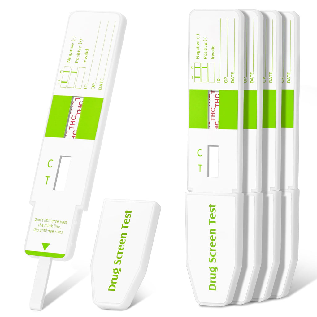 Easy@Home THC Dip Card Kit – Urine Test Strips, 50 ng/mL, EDTH-115 (Pack of 5)