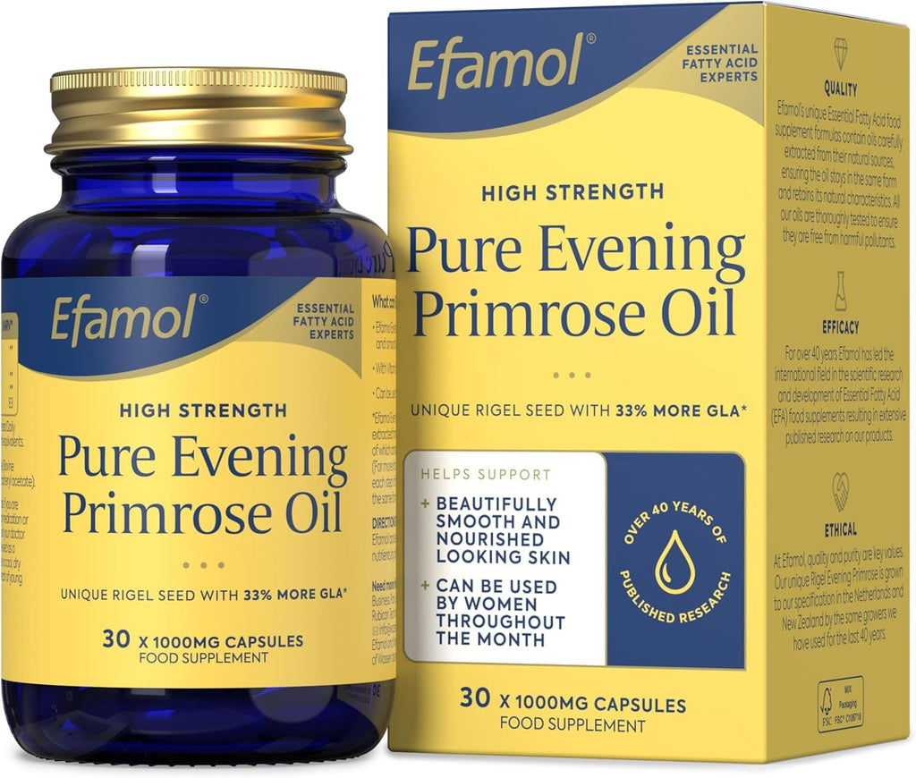 Efamol Evening Primrose Oil 1000mg – 30 Capsules | EPO Supplement